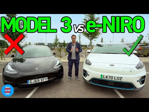 How the Tesla Model 3 compares to Kia E-Niro!