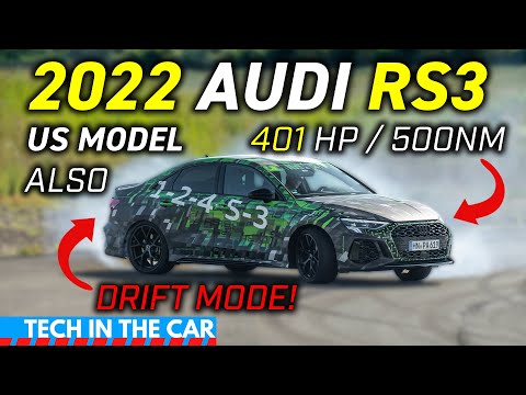 2022 AUDI RS3: Sound, Power, Specs &amp; DRIFTS