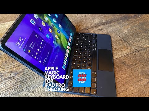 HOW TO USE THE APPLE MAGIC KEYBOARD for IPAD PRO with UNBOXING