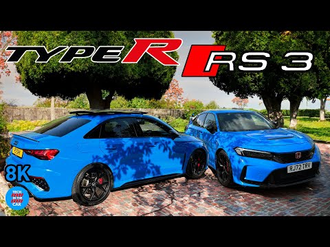 Performance Sedan Battle: Civic Type R VS Audi RS3 | 8K