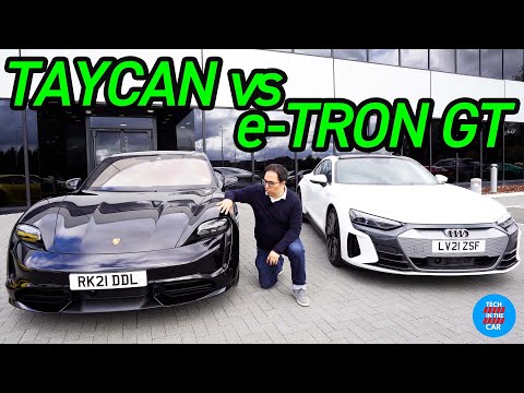 2022 Taycan vs 2022 e-Tron GT: EVERYTHING Porsche does better!